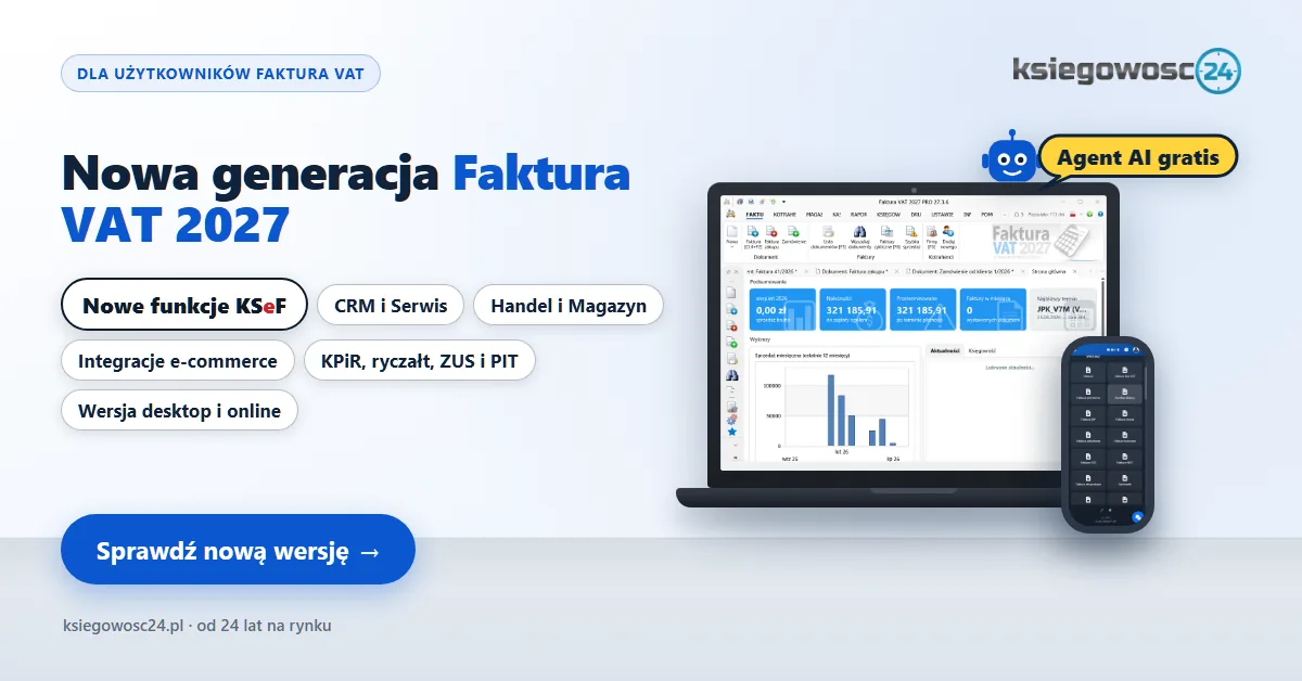 Nowa generacja Faktura VAT 2027 — nowe funkcje KSeF